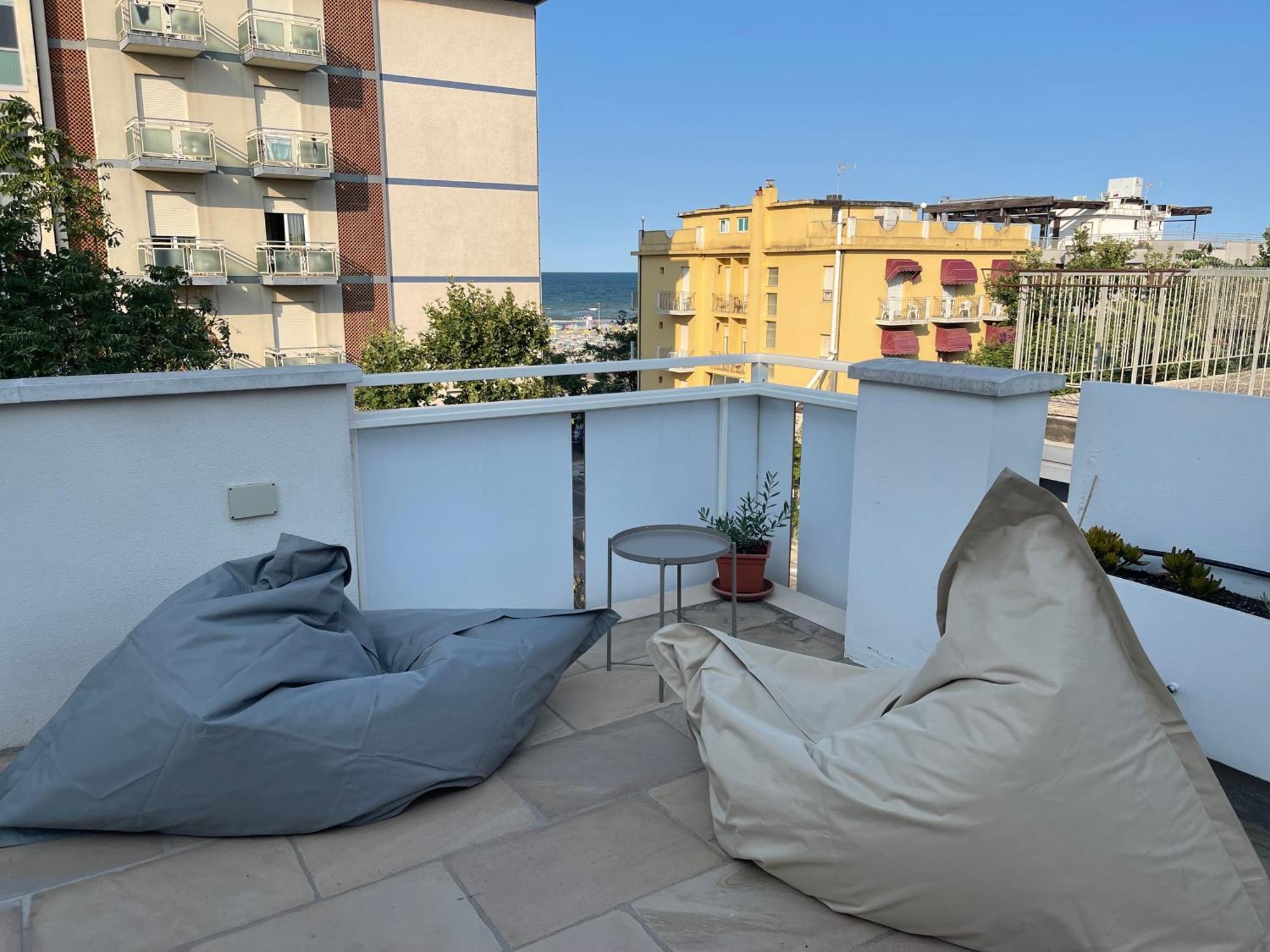 Residence Siesta Rimini Bagian luar foto